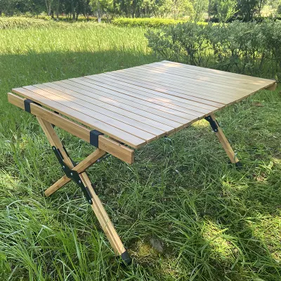 Бамбуковый складной стол для пикника на открытом воздухе, высококачественные складные столы для кемпинга, 2 места